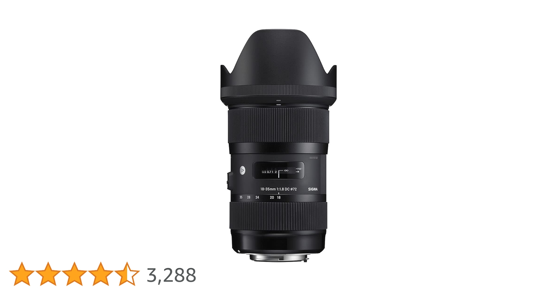 Amazon.co.jp: シグマ(Sigma) レンズ 18-35mm F1.8 DC HSM Canon